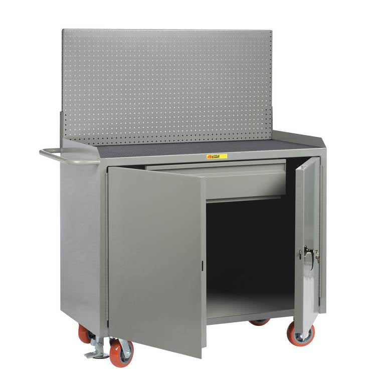 Mobile Bench Cabinets - Model MM2D2436FLPB