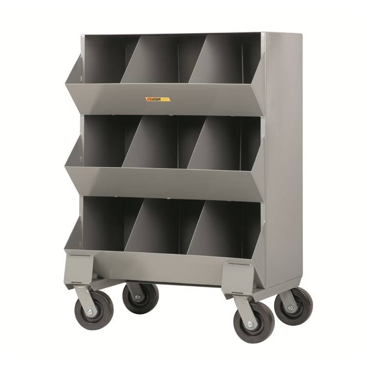 Little Giant Mobile Storage Bin w/ 9 Openings