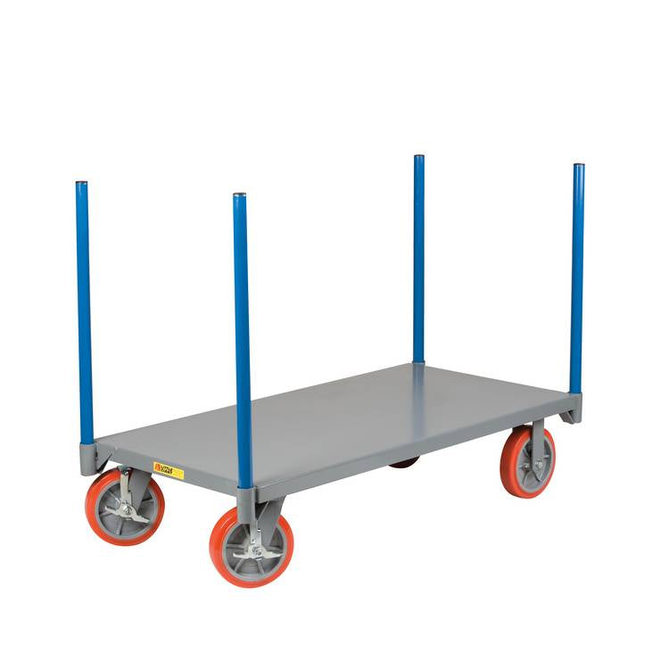 Little Giant Pipe Stake Truck w/ 8" Poly Wheels - Model NBP-3660-8PUBK