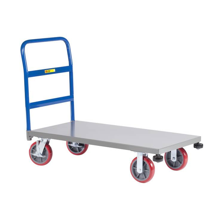 Platform Trucks with Corner Bumpers - Model NCB30608PYBK