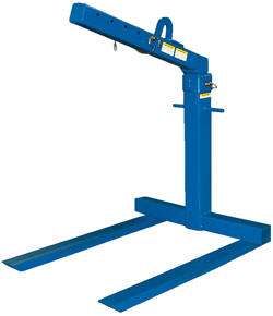 2,000-lbs Capacity Deluxe Overhead Load Lifter w/ Fixed-Width Forks