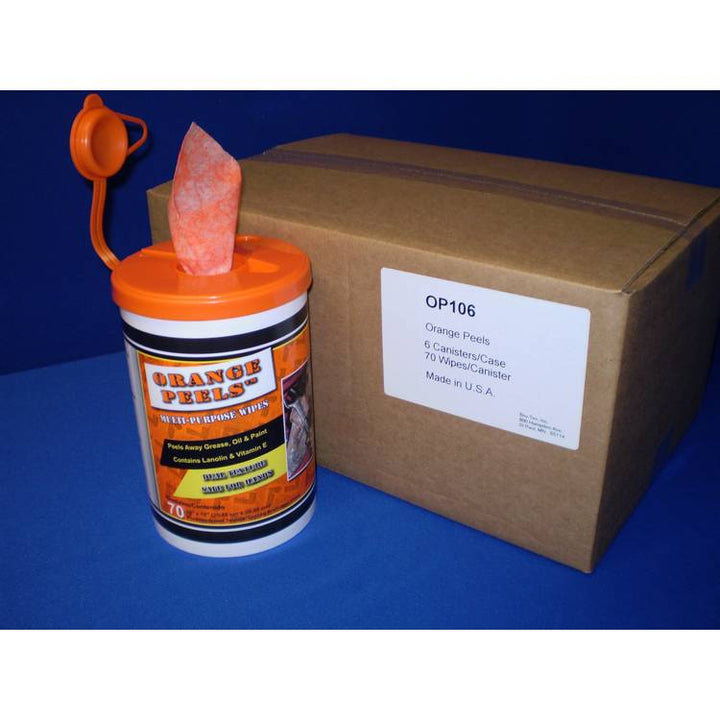 Hand Cleaning Wipes Industrial Orange Peels