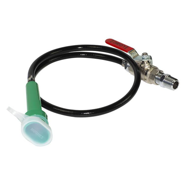 Handheld Drench Hose for Keg-Mounted Eye Wash, (1) In-Line Nozzle