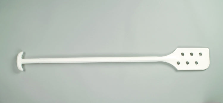 One-piece Long Paddle w/ Holes White