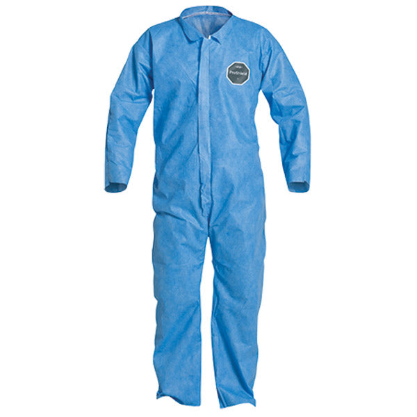 DuPont™ ProShield® 10 Coveralls w/ Open Wrists & Ankles, Medium, Blue, 25/Case