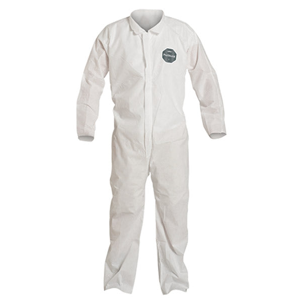 DuPont™ ProShield® 10 Coveralls w/ Open Wrists & Ankles, 2X-Large, White, 25/Case