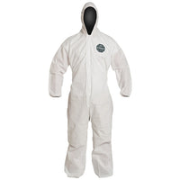 Thumbnail for DuPont™ ProShield® 10 Coveralls w/ Hood & Elastic Wrists & Ankles, 2X-Large, White, 25/Case