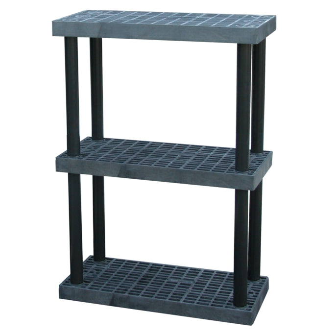PLASTIC BULK SHELF & STORAGE 36X16 3 SHELF - Model PBSS-3616-3