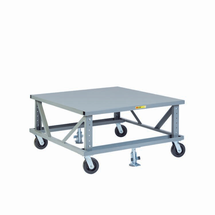 Adjustable Height Mobile Pallet Stand - Model PDSE40486PH2FL