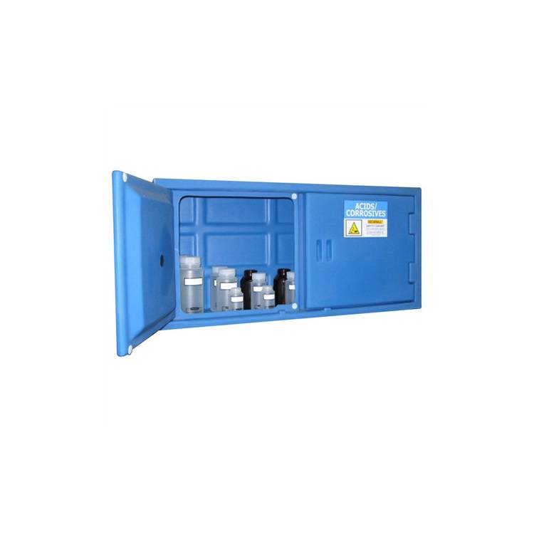 High Density Polyethylene Cabinet for Storing Harsh Acids - Model PE3045