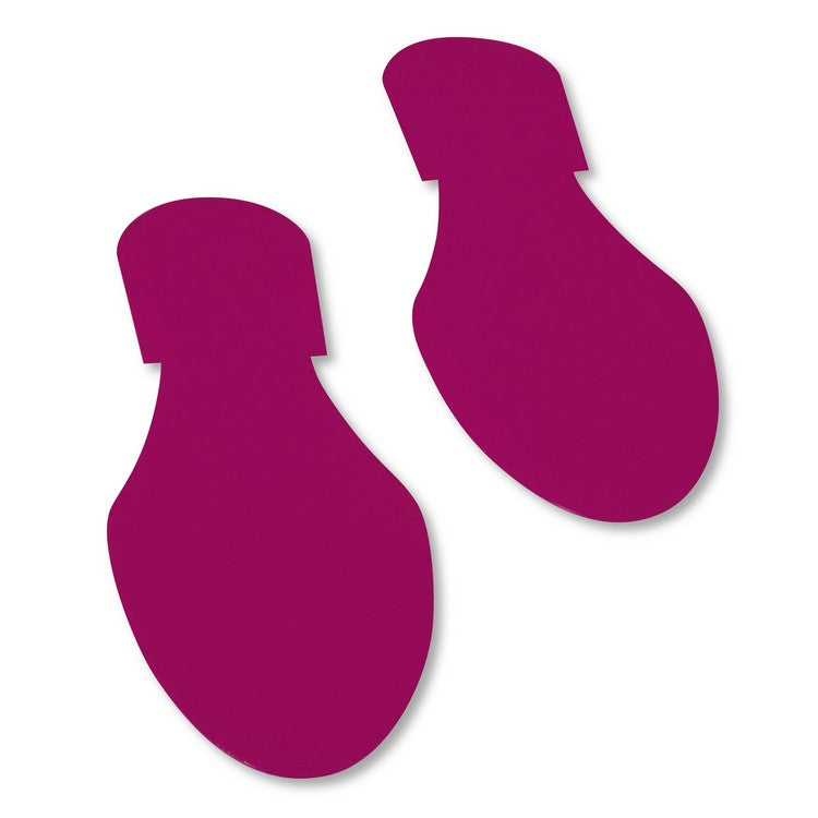 Mighty Line Solid Colored Purple Footprint - Pack of 50