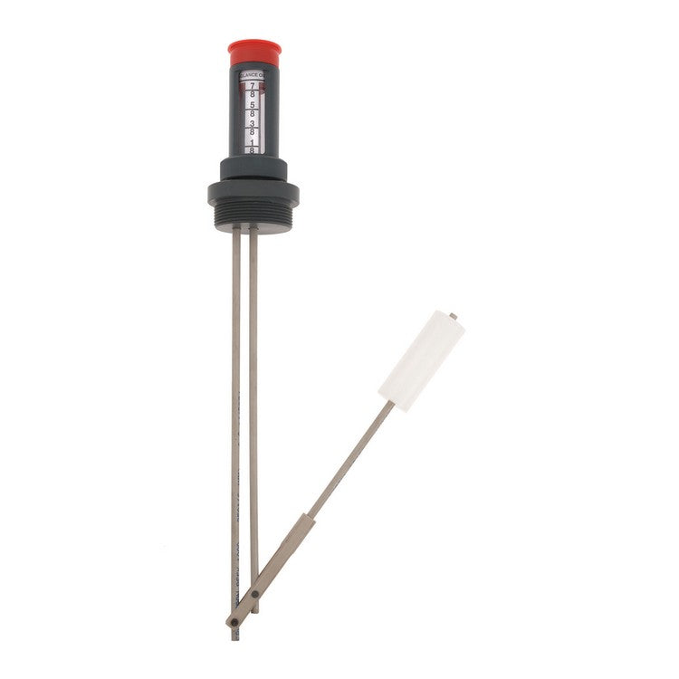 1.5" NPT Therma Peek Plastic Gauge - Model PH-1.5-48