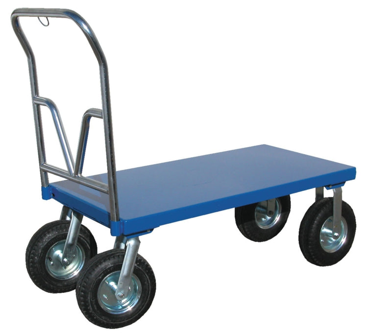 24" x 48" Vestil Steel Platform Cart w/ Pneumatic Tires