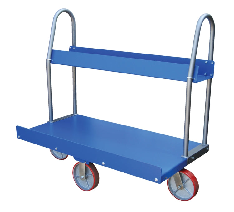 30" x 60" Panel Cart with Tray & Poly-on-Steel Casters