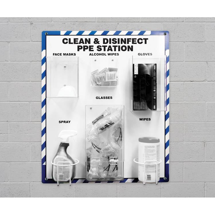 Clean & Disinfect PPE Station - Board Only