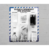 Thumbnail for Clean & Disinfect PPE Station - Board Only