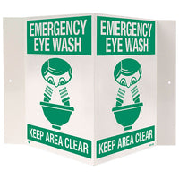 Thumbnail for “Emergency Eye Wash” Plastic Sign