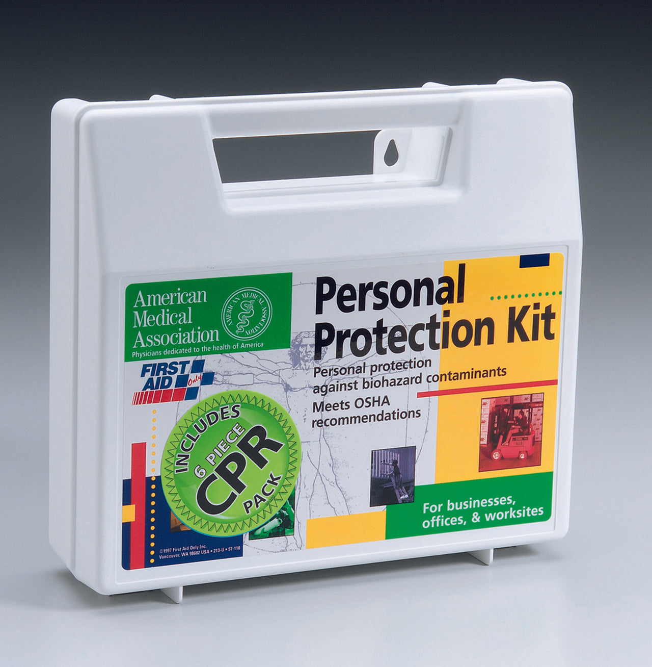 Personal Protection Kit w/ 6 Piece CPR Pack