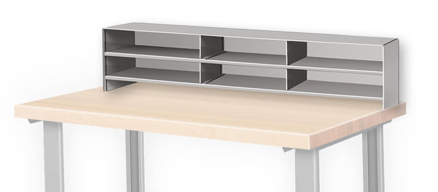 48" Pigeon Hole Unit w/ 8 Openings for Pucel Work Benches