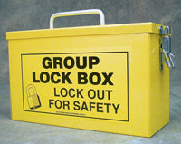 Portable Group Lock Box Yellow