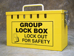 Portable Group Slot Lock Box Yellow