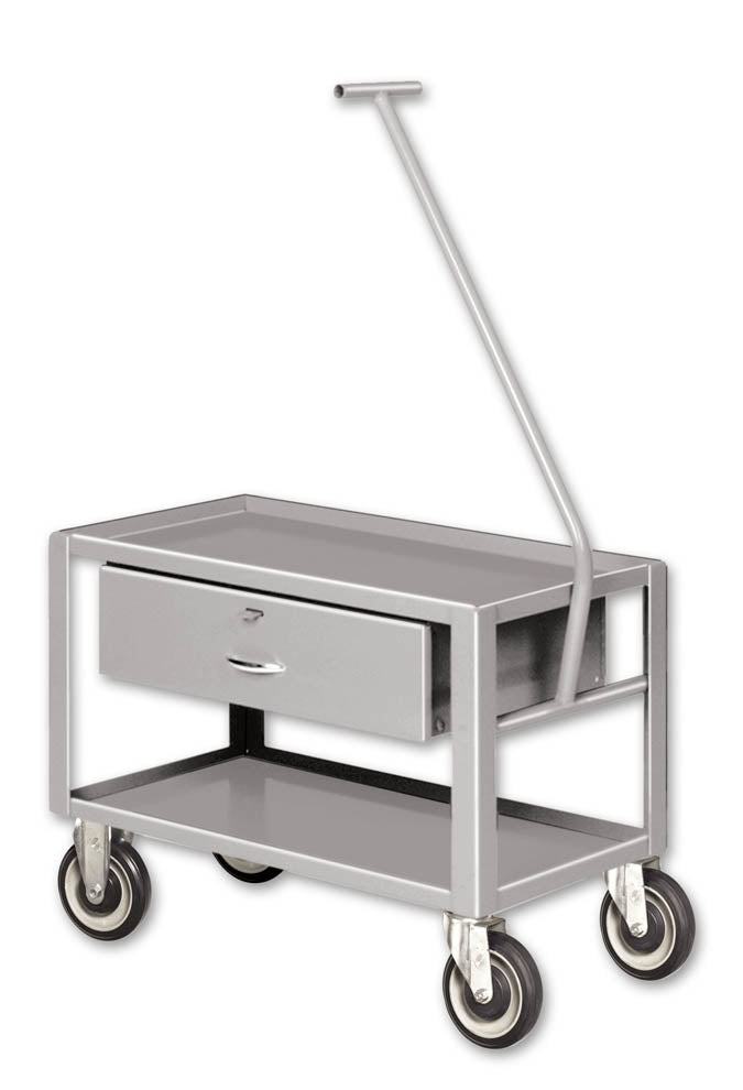Pucel 15" x 28" Pull Cart w/ Poly Casters
