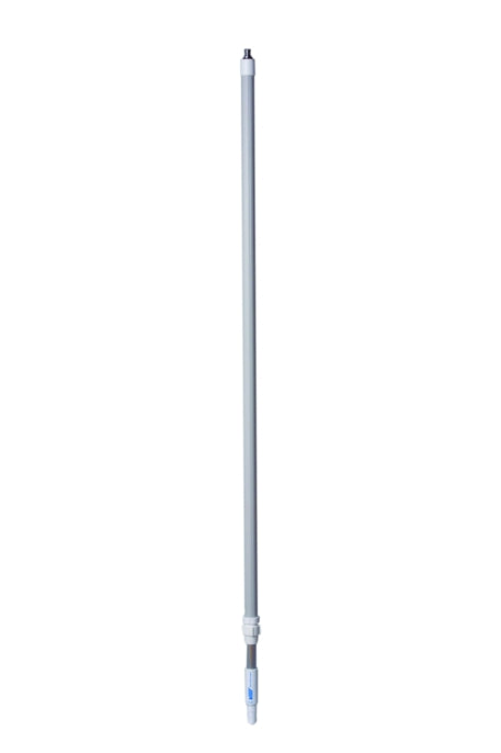 Water Fed Telescopic Aluminum Handle White w/ Quick Connect