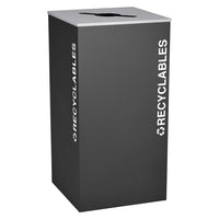 Thumbnail for Kaleidoscope XL Series 36-Gallon Black Recycling Receptacle for Recyclables