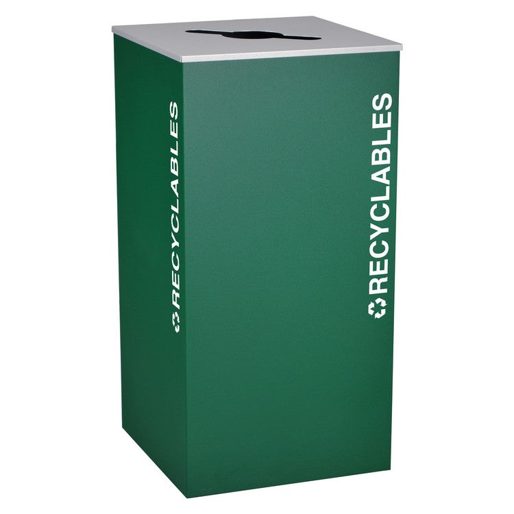 Kaleidoscope XL Series 36-Gallon Emerald Green Recycling Receptacle for Recyclables  ***FREE SHIPPIN