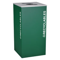 Thumbnail for Kaleidoscope XL Series 36-Gallon Emerald Green Recycling Receptacle for Recyclables  ***FREE SHIPPIN