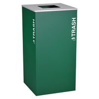 Thumbnail for Kaleidoscope XL Series 36-Gallon Emerald Green Recycling Receptacle for Trash