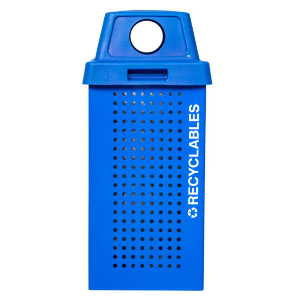 Square Recyclables - Recycle Blue Gloss