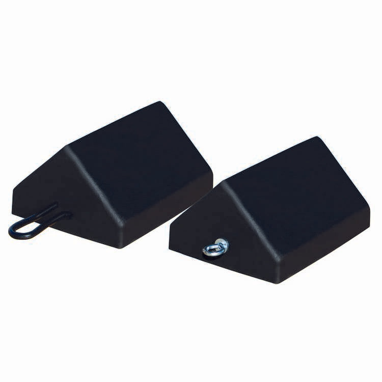Rubber Chock 10" X 8" X 5.5" Void Black - Model RC450