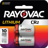 Thumbnail for Rayovac® CR2 3V Photo Lithium Batteries, 2/Pkg