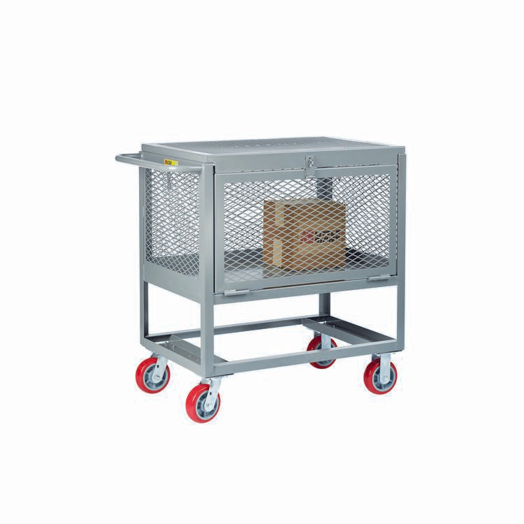 Raised Platform Trucks with Drop-Gate - Model RPDXL24486PY