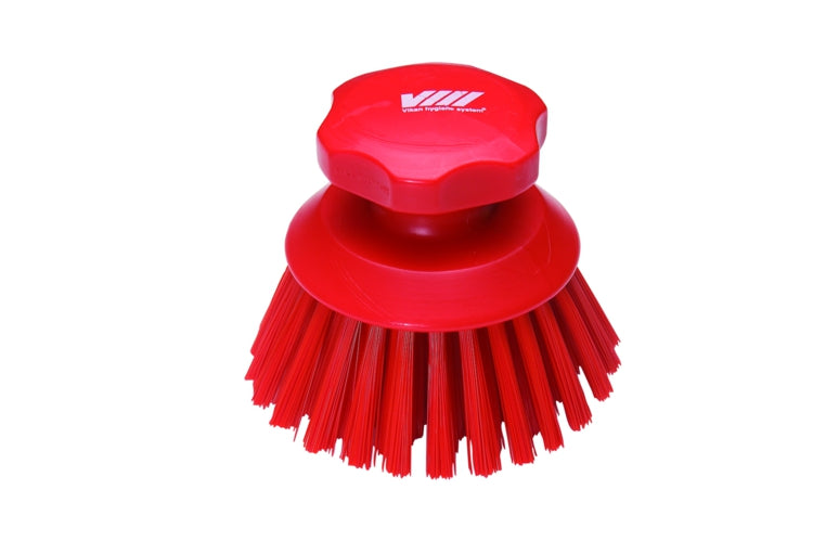 Round Scrub Brush Red