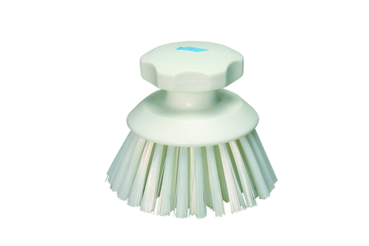 Round Scrub Brush White