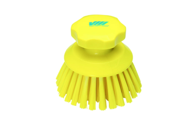 Round Scrub Brush Yellow