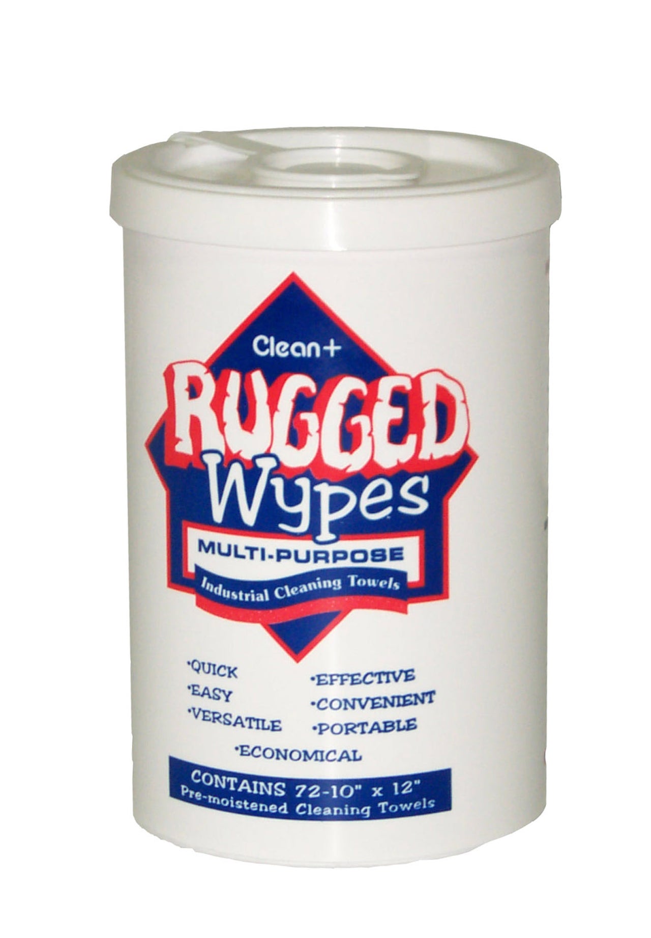 Rugged Wypes, 72 Wipes per Bucket