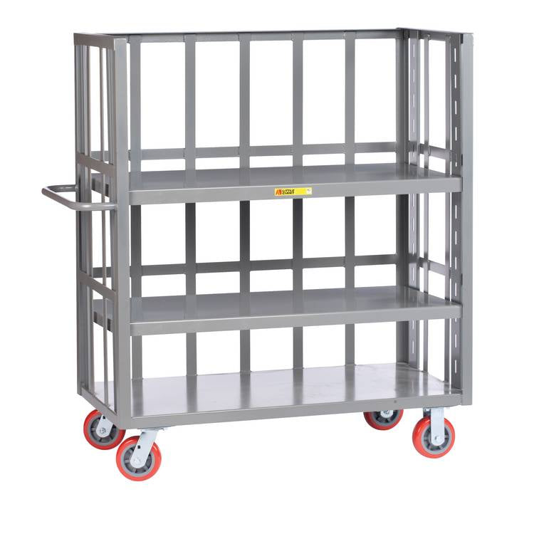 3-Sided Adjustable Shelf Trucks - Model S3A24606PY