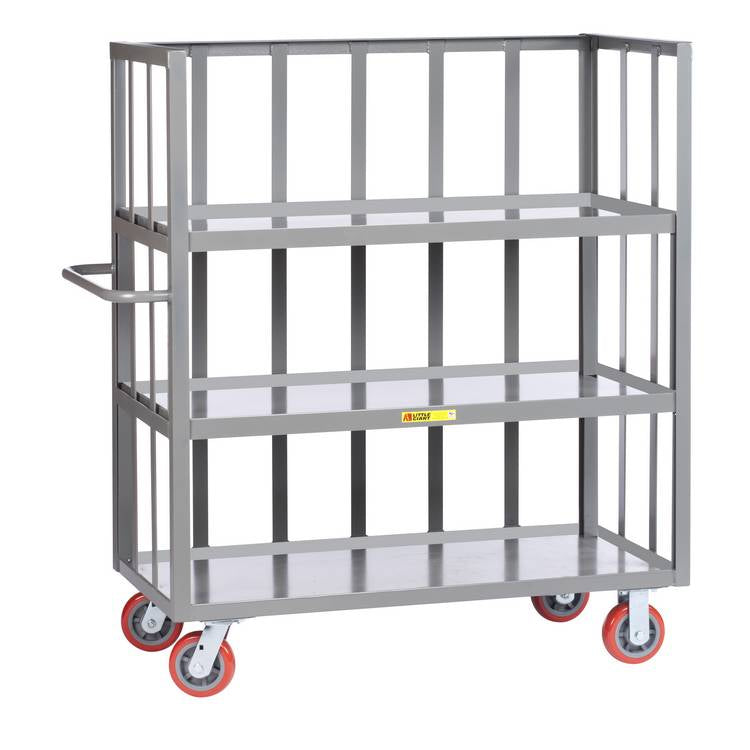 3-Sided Shelf Trucks - Slat-Type Sides - Model S3L24486PY