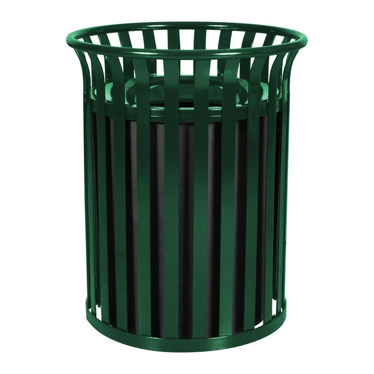 Hunter Green Streetscape Outdoor Receptacle