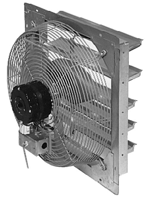 12" Shutter Mounted Exhaust Fan