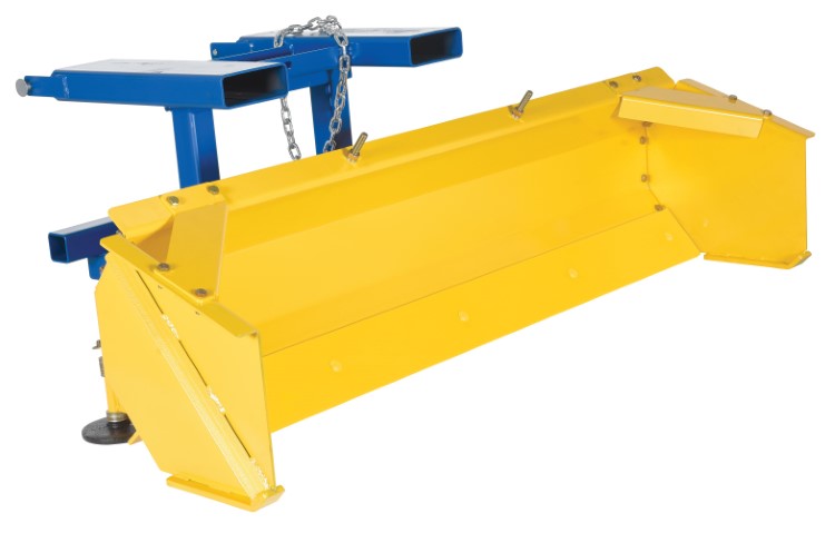 FORK TRUCK SNOW PLOW PUSH BOX WITH SIDES
