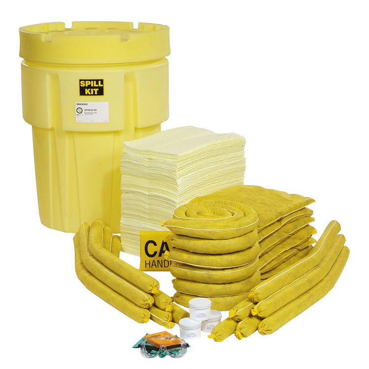 HazMat 95-Gallon OverPack Salvage Drum Spill Kit, SPKHZ-95