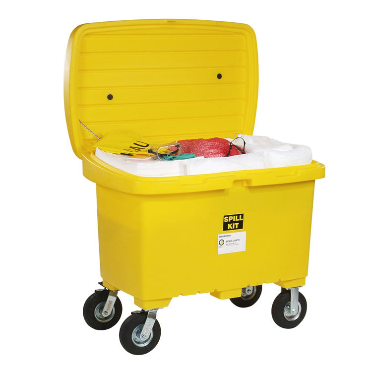 Oil-Only Spill Cart Kit with 8in Wheels, SPKO-CART8
