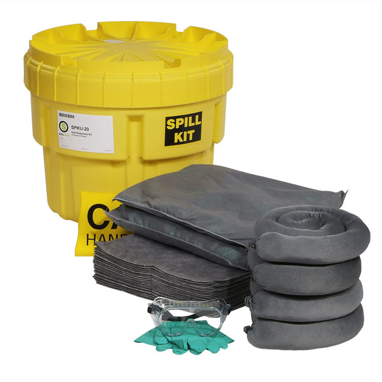 Universal 20-Gallon OverPack Salvage Drum Spill Kit, SPKU-20