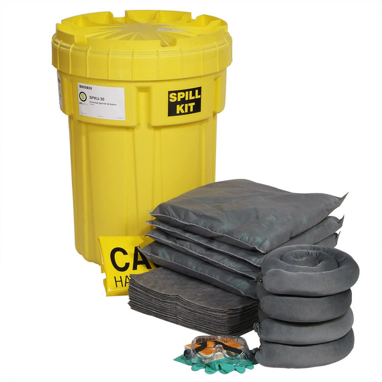 Universal 30-Gallon OverPack Salvage Drum Spill Kit, SPKU-30