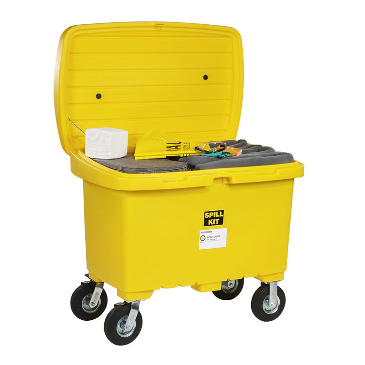 Universal Spill Cart Kit with 8in Wheels, SPKU-CART8