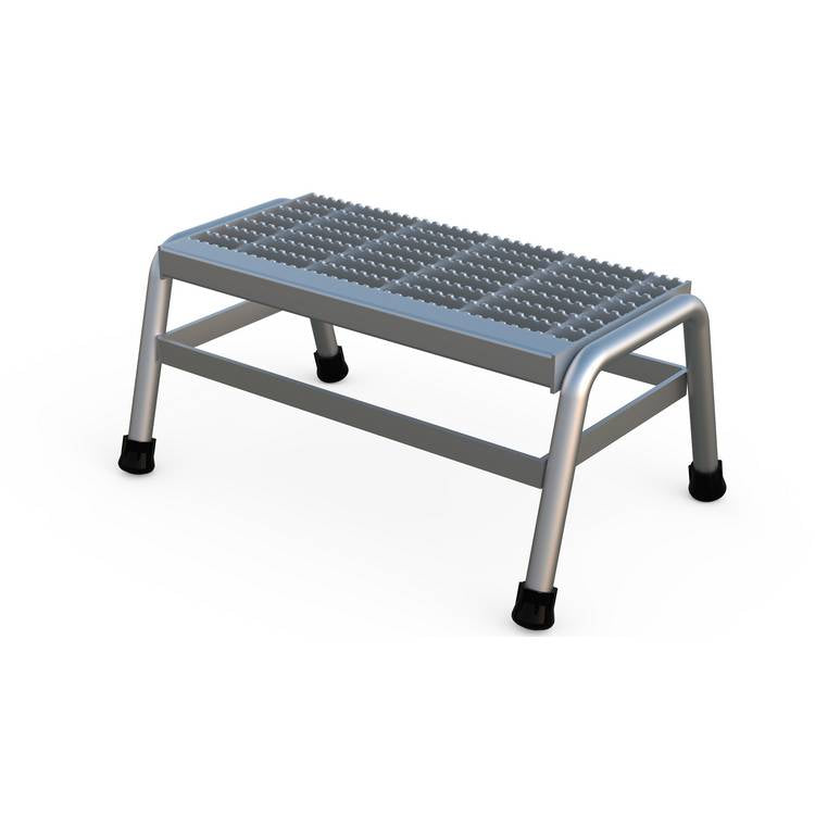 ALUMINUM STEP STAND - 1 STEP - WELDED - Model SSA-1